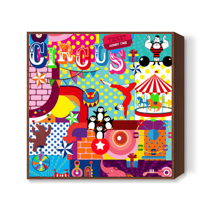 CIRCUS POP! Square Art Prints