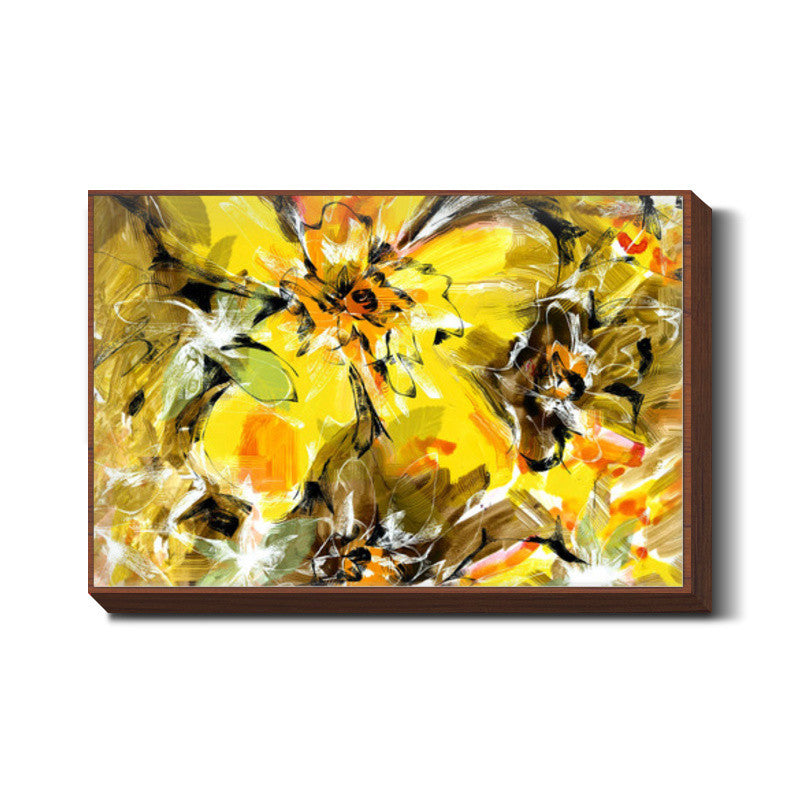 Abstract Flower Wall Art