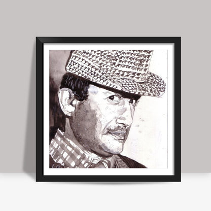 Dev Anand was a spirited superstar Square Art Prints