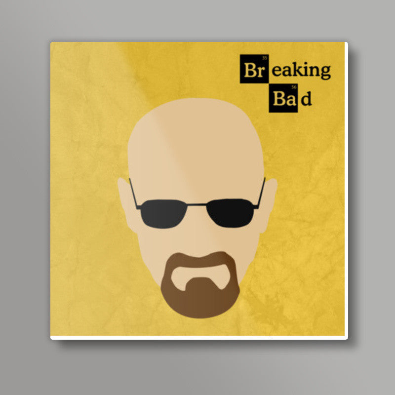 Breaking Bad:Heisenberg Square Art Print