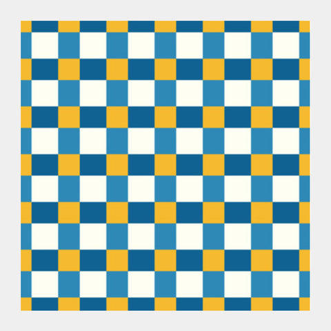Yellow Square Pattern Square Art Prints PosterGully Specials