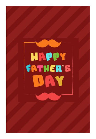 PosterGully Specials, Happy fathers day typography Wall Art