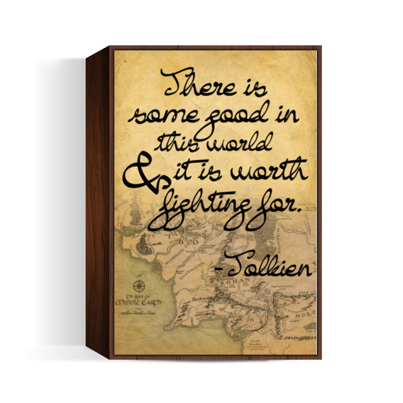 Lord of the rings middle earth frodo sam qoute Wall Art