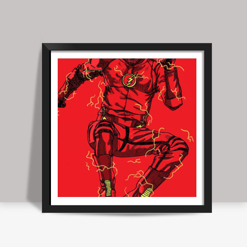 The Flash Square Art Prints