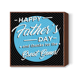 Funny Fathers Day Square Art Prints