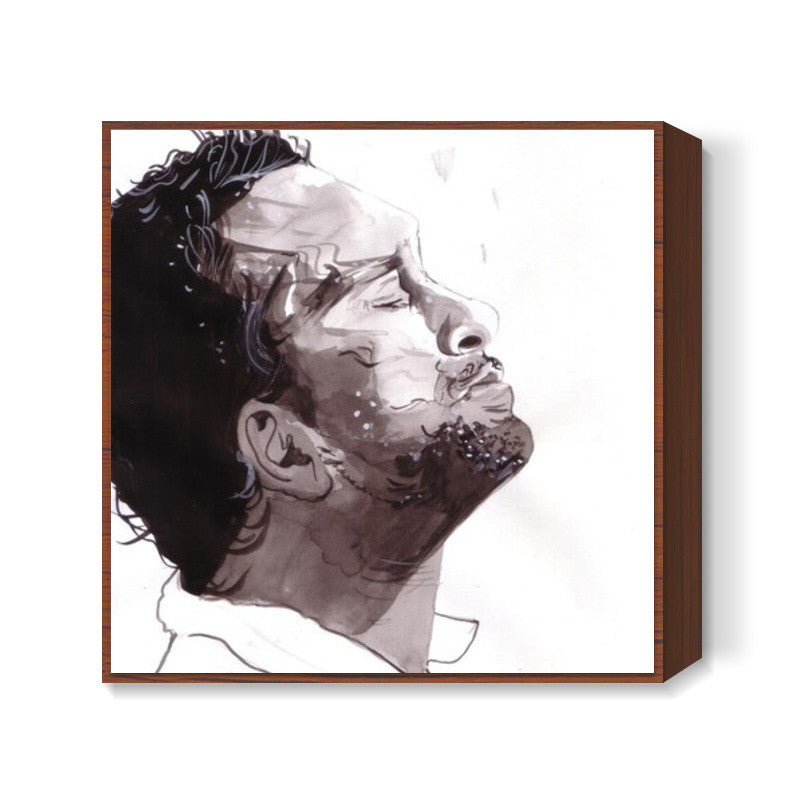 Sachin Tendulkar is dedicated to his craft Square Art Prints