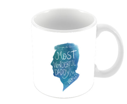 Most Wonderful Daddy Happy Fathers Day Coffee Mugs