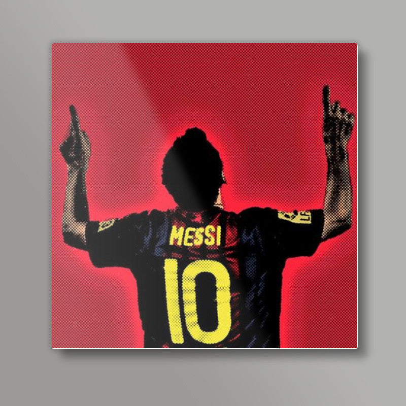 LIONEL MESSI Square Art Prints