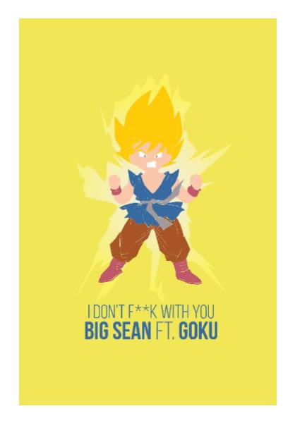 PosterGully Specials, Super Saiyan Baby Goku Dragon Ball Wall Art | Rishabh Bhargava | PosterGully Specials, - PosterGully