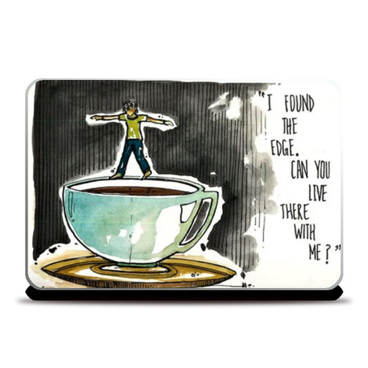 Living On The Edge Laptop Skins