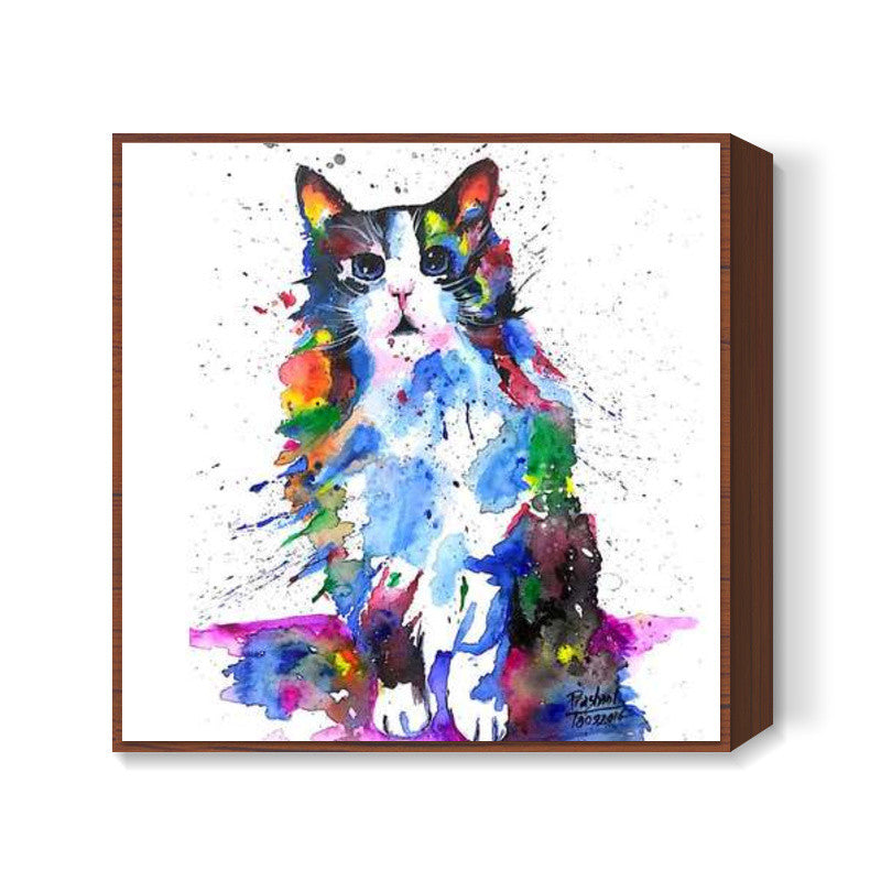 Clarity | Artwork | Cat Square Art Prints