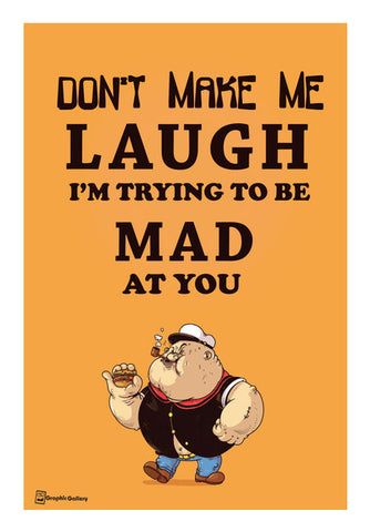 Mad At U Wall Art