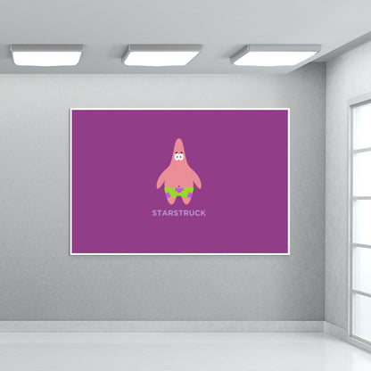 Nick Spongebob Squarepants Patrick Minimal Wall Art