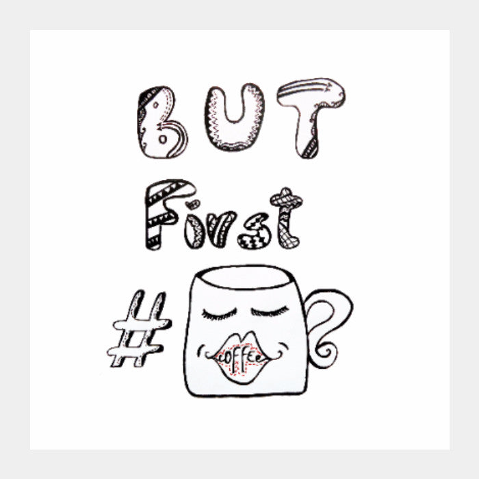 Square Art Prints, coffee love Square Art | Ayushi Teotia, - PosterGully