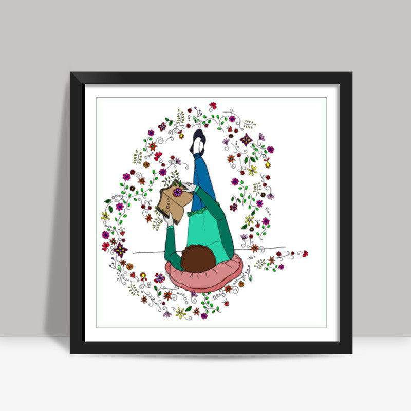 Love Reading Square Art Prints