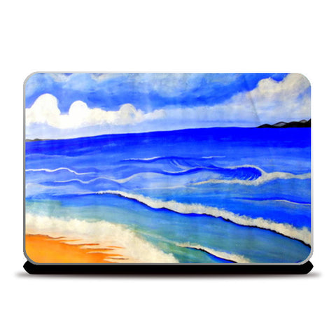 sea painting Laptop Skins