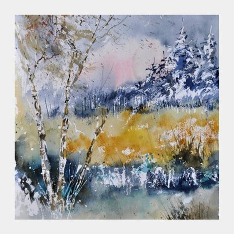 Watercolor 45623 Square Art Prints PosterGully Specials