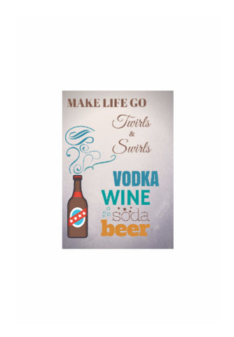 Wall Art, Life Goes Booze, - PosterGully