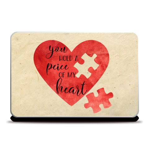 Peice of heart Laptop Skins