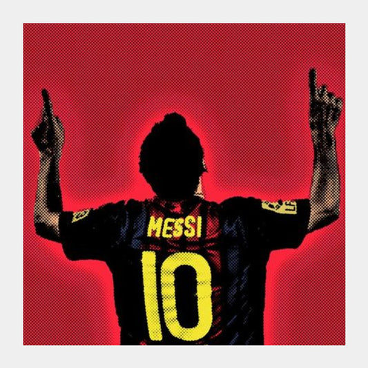 LIONEL MESSI Square Art Prints