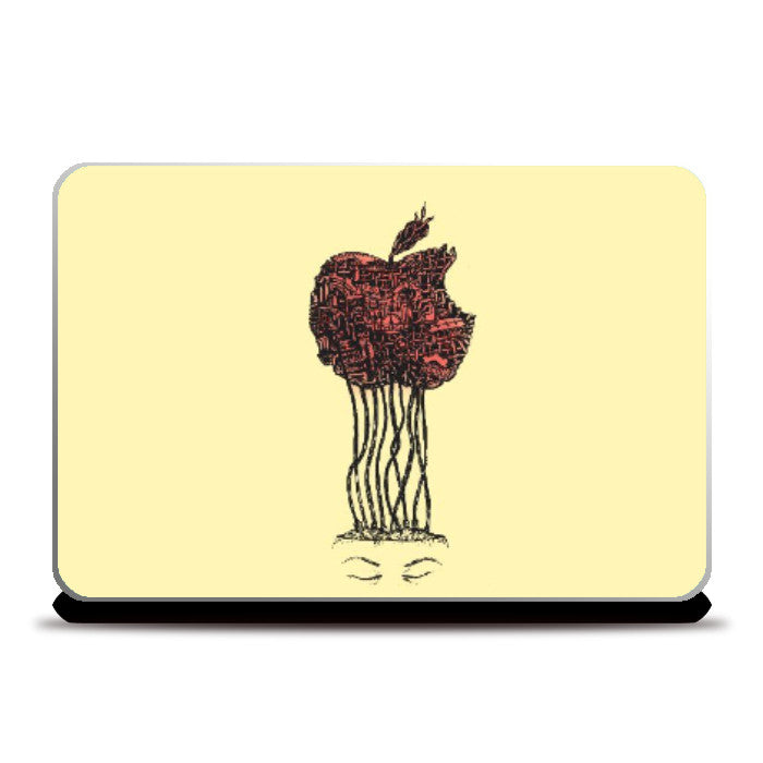 Laptop Skins, APPLE A DAY COLOR Laptop Skin | Nikhil Nitin Lokhande, - PosterGully