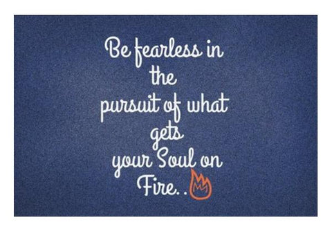 PosterGully Specials, Be Fearless Wall Art