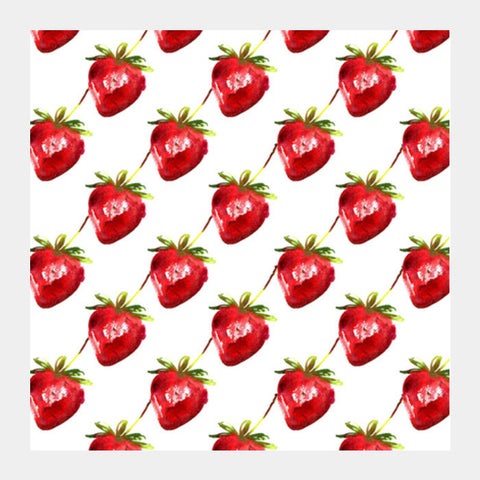 Strawberries Square Art Prints PosterGully Specials