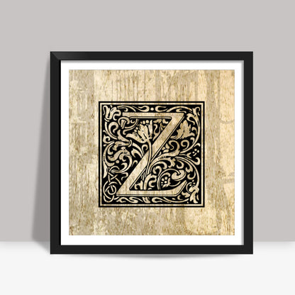 Ornate Z Square Art Prints