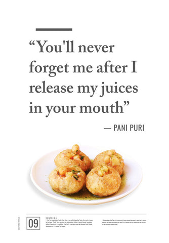 Junk Seduction_Pani Puri Wall Art