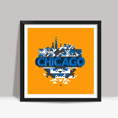 Chicago Geometrics Square Art Prints