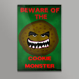 Beware of the cookie Wall Art