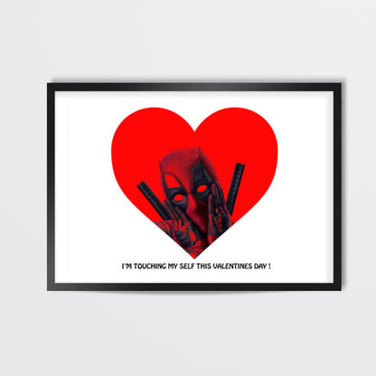 Deadpool Valentines Wall Art