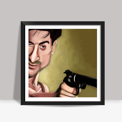 Taxi Driver | Caricature Square Art Prints