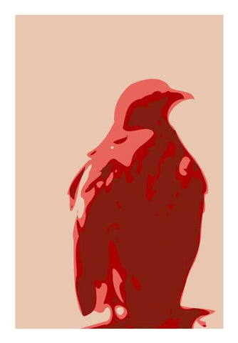 PosterGully Specials, Abstract eagle red Wall Art