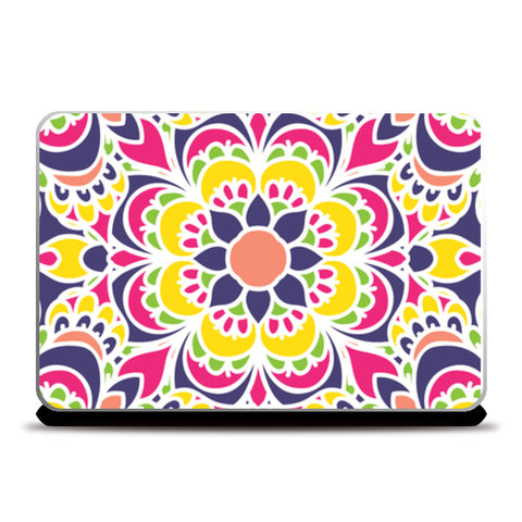Indian Classic Flower Pattern Laptop Skins