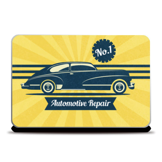 Laptop Skins, Vintage car collection Laptop Skins