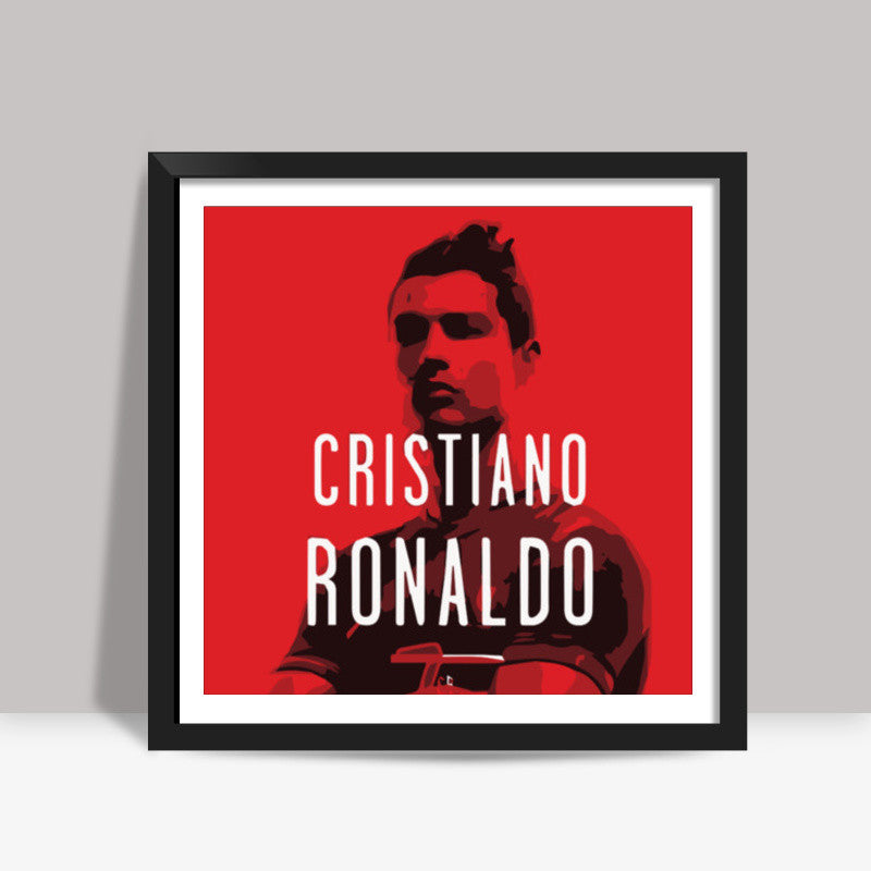 Ronaldo Minimal Design Square Art Prints