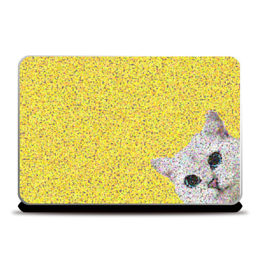 Curious cat Laptop Skins