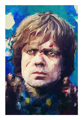 PosterGully Specials, Hear me roar | Tyrion Lannister Lowpoly portrait Wall Art | cuboidesign | PosterGully Specials, - PosterGully