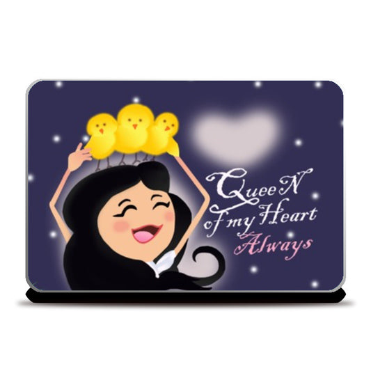 Laptop Skins, Queen of my Heart Laptop Skin