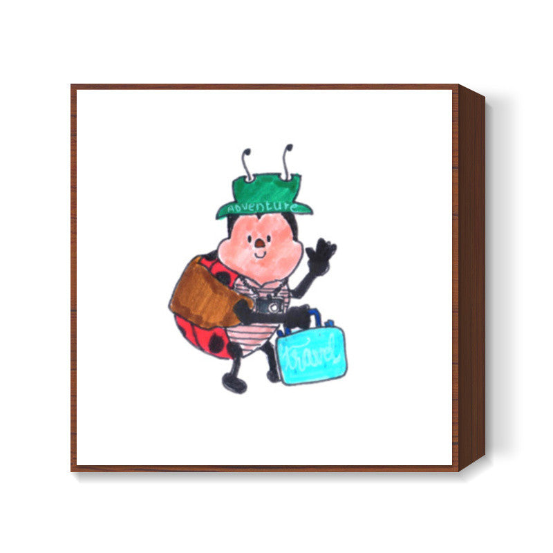 Travel Bug Square Art Prints