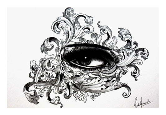 Eye Doodle Wall Art