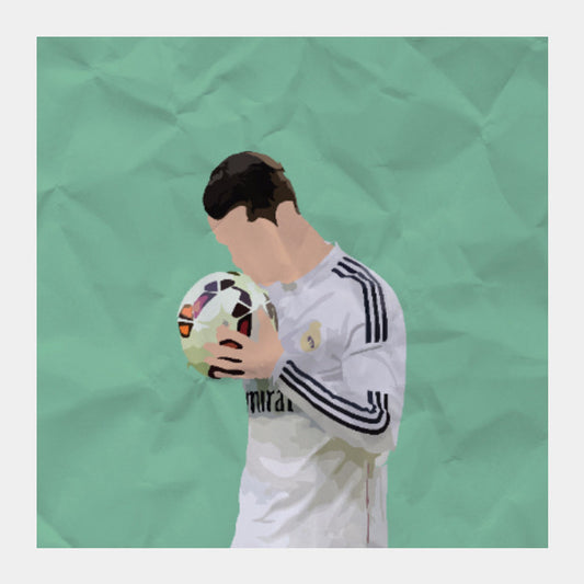 Square Art Prints, Ronaldo Square Art