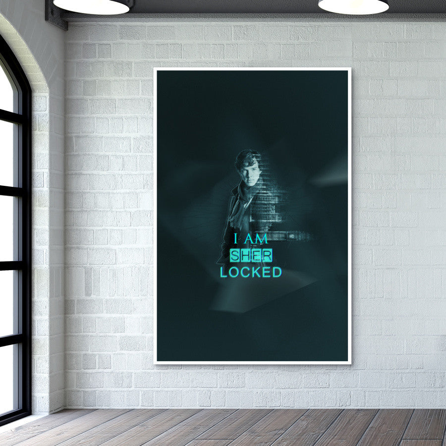 SHERLOCKED | Benedict Cumberbatch Wall Art