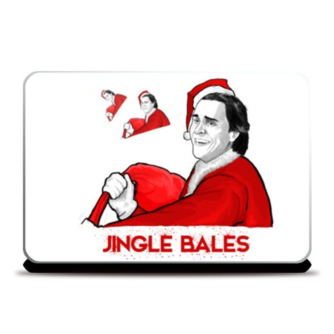 Laptop Skins, Jingle Bales | Christian Bale Laptop Skins