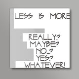 Architect series : less is more