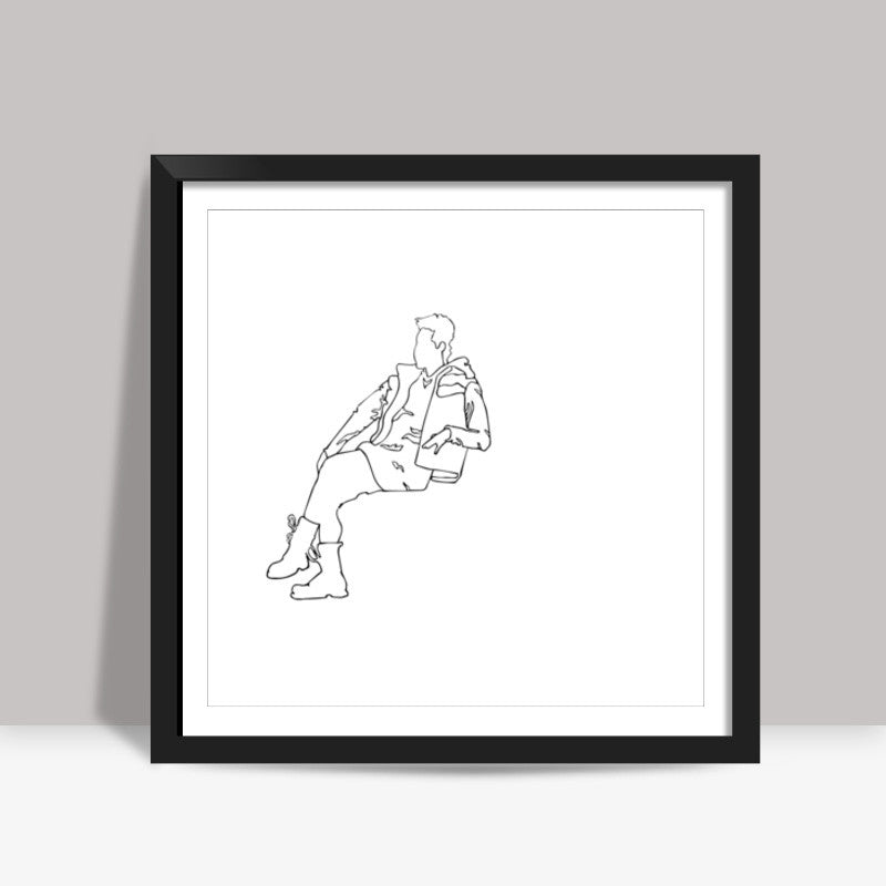 Air Chair Square Art Prints