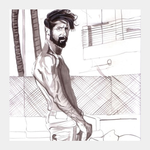 Shahid Kapoor has style and substance   Square Art Prints