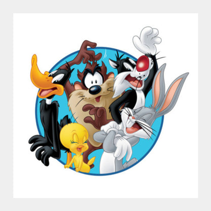 looney toons Square Art Prints