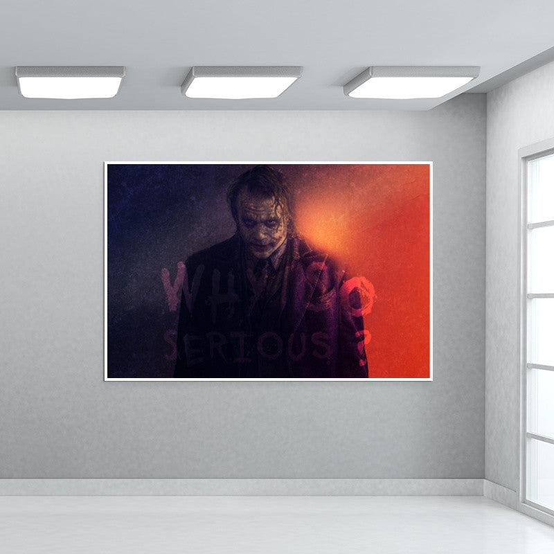 Joker Why So Serious Giant Poster Buy HighQuality Posters and Framed Posters Online All in